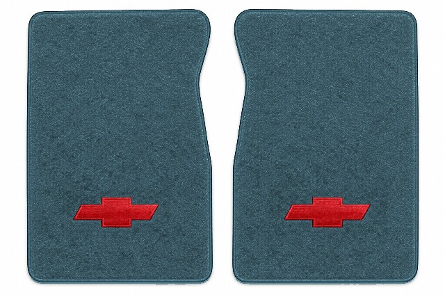 1987 Chevy V20 Cutpile Floor Mats Embroidered Logos 2pc