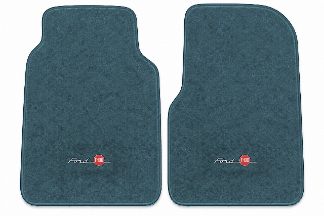 1974 Ford F-100 Cutpile Floor Mats Embroidered Logos 2pc