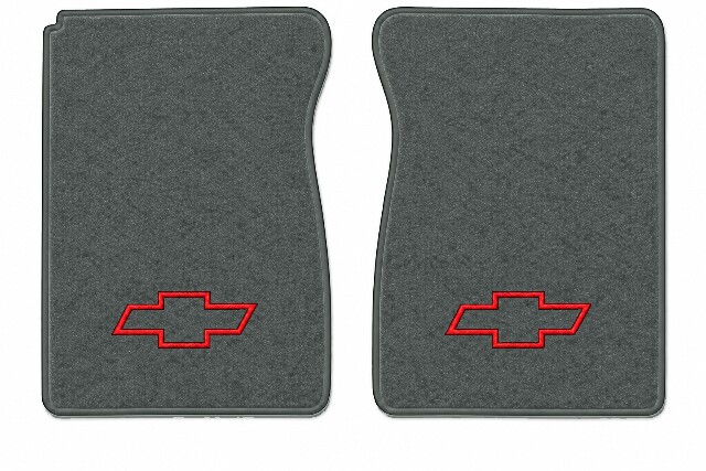 1975-1983 Chevy C10 Cutpile Floor Mats Embroidered Logos 2pc