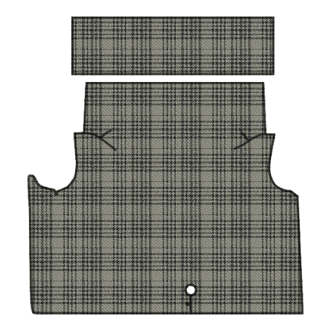 1962-1963 Mercury Comet Burtex Trunk Mat 2pc