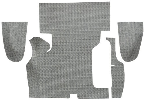 1957-1958 Buick Super 2DR Hardtop Burtex Trunk Mat 4pc