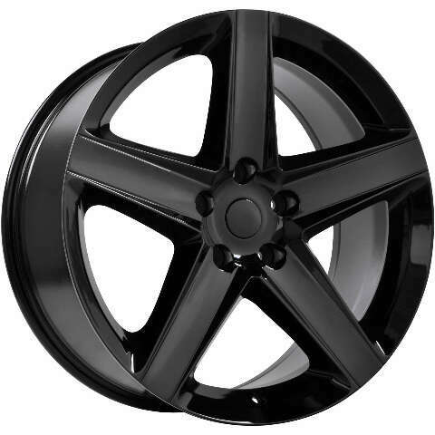 RW Wheels 20x10 Gloss Black Rims For Jeep Grand Cherokee SRT - 5x5.5" Lug Pattern, Set Of 4