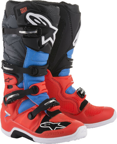 Alpinestars Tech 7 Boots Red/Grey/Black Sz 16