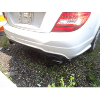 2012-2014 Mercedes Benz C300 Bumper Rear WHITE