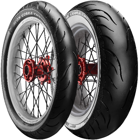 パーツ Aloha Cobra Chrome 240 Avon AV92 Cobra Chrome 240/40Vr-18 79V Rear Motorcycle | eBay