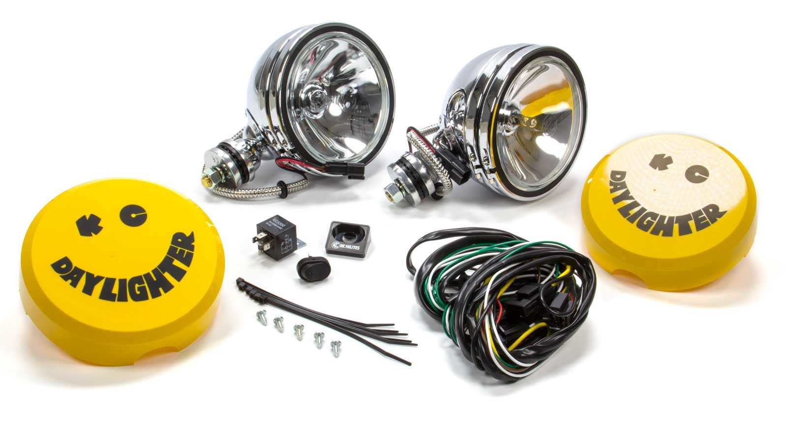 KC HILITES 6in. Chrome Daylighter Kit 100W P/N 237 Skid Auto LLC
