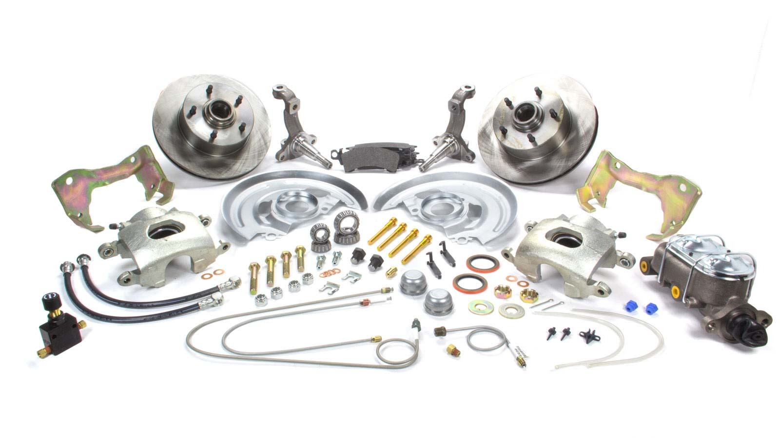 STAINLESS STEEL BRAKES GM Muscle Car Front Brake Kit P/N A123 Skid Auto LLC