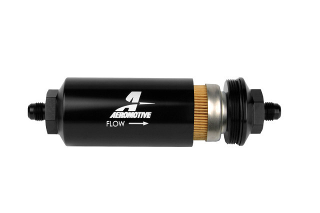 Aeromotive In-Line Filter - (AN-6 Male) 10 Micron Fabric Element