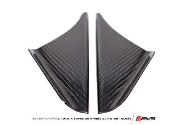 AMS Performance Fit 2020+ Toyota GR Supra Anti-Wind Buffeting Kit - Gloss Carbon