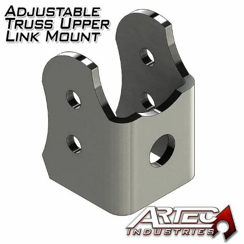 Artec Adjustable Truss Upper Link Mount 97-06 Wrangler TJ 2.63 Inch Wide Single