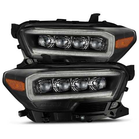 AlphaRex Fit 16-20 Tacoma NOVA LED Projector Headlights Black w/Activation Light