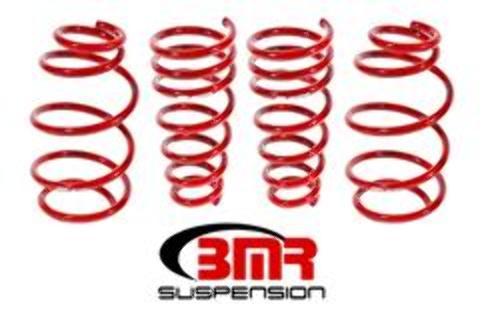 BMR Fits 10-15 5th Gen Camaro V6 Lowering Spring Kit (Set Of 4) - Red
