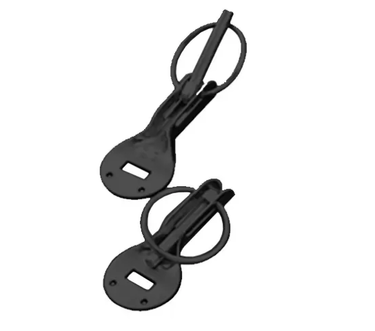 Cusco 00B 817 AB Aluminum Black Hood Pins