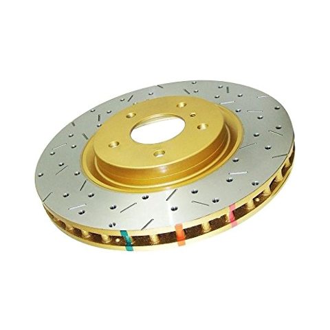 DBA Rear 4000XS Drilled & Slotted Brake Rotor Fit Subaru Forester #DBA42659XS-10