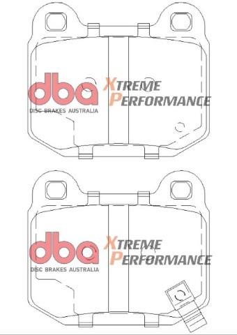 DBA Fit 03-06 EVO / 04-09 STi / 03-07 350Z /G35 w/Brembo XP650 Rear Pads
