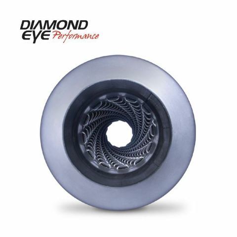 Diamond Eye Exhaust Muffler 4" X 26" Aluminized LOUVERED MUFFLER