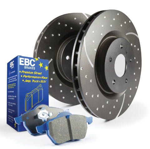 EBC S6 Brake Kit Bluestuff Pads and GD Rotors