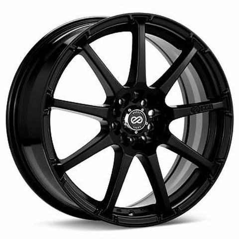 Enkei EDR9 17x7 5x100/114.3 45mm offset 72.6 Bore Black Wheel