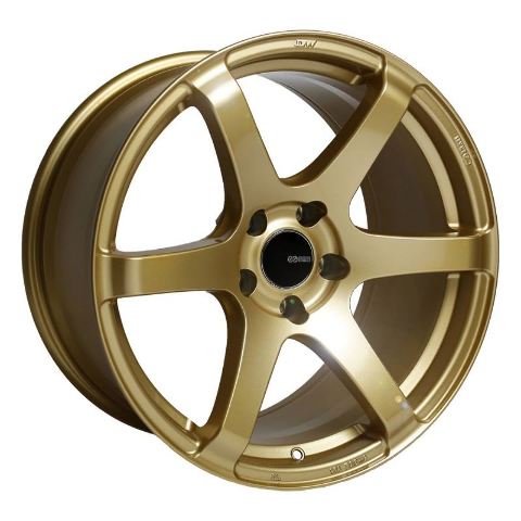 Enkei T6S 18x8 45mm Offset 5x100 Bolt Pattern 72.6 Bore Gold Wheel