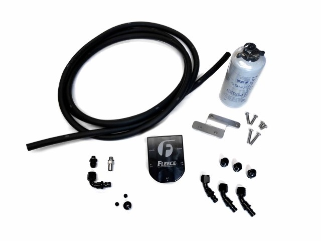 Fleece Performance Fits 03-18 Dodge Cummins Auxiliary Fuel Filter Kit