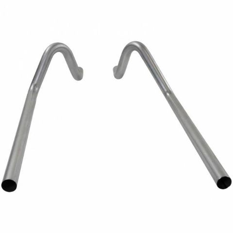 Flowmaster Fit 1955-1957 Fit Chevy Sedan 2.5" Pre-Bent Tailpipes Bel Air 210 150