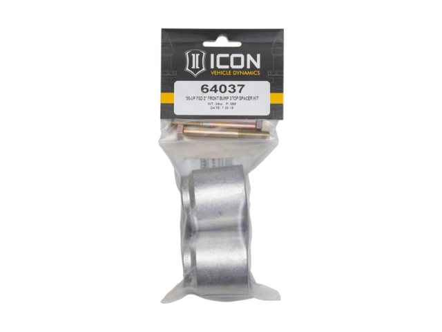 Icon Fits 2005+ Ford F-250/F-350 2in Front Bump Stop Spacer Kit