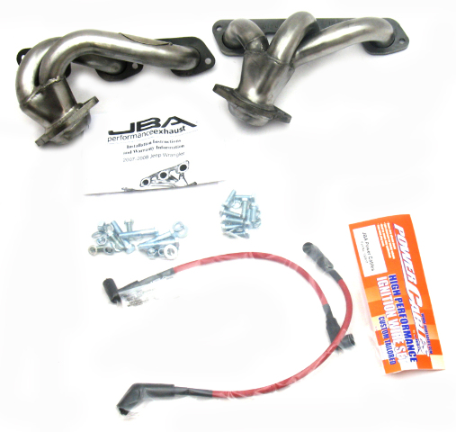 JBA Fit 07-11 Jeep 3.8L V6 1-1/2in Primary Raw 409SS Cat4Ward Header