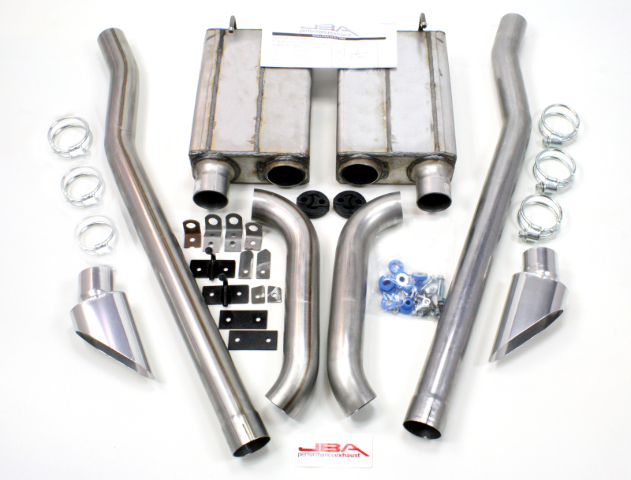 JBA Fits 65-70 Mustang 260-428 409SS Eleanor Style Dual Side Header Back Exhaust
