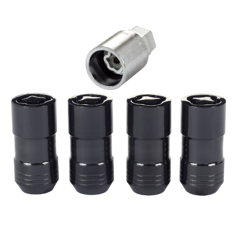 McGard Wheel Lock Nut Set - 4pk.  M14X1.5 / 21mm & 22mm Dual Hex / 1.965in. L