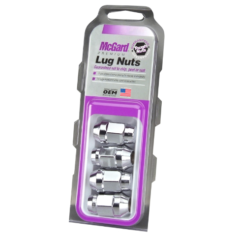 McGard Hex Lug Nut  M12X1.5 / 3/4 Hex / 1.45in. Length (4-Pack)