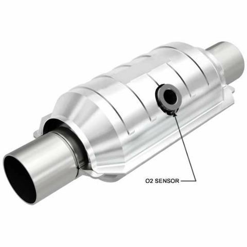 Magnaflow 54054 Universal Catalytic Converter 2" In 2" Out 13" Overall