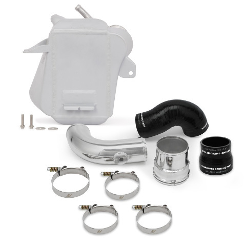 Mishimoto Fits 2017+ Ford 6.7L  Air-To-Water Intercooler - Micro-Wrinkle Silver