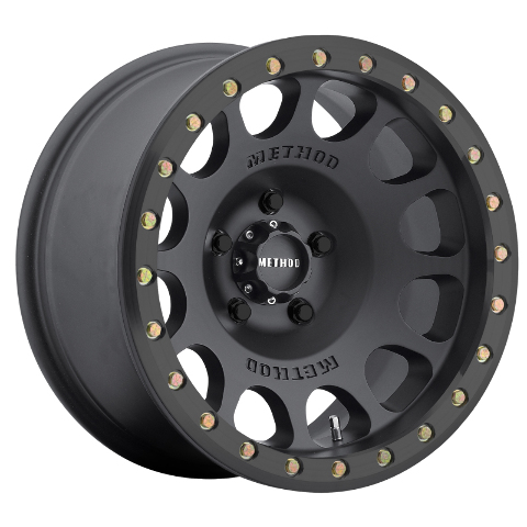 Method MR105 Beadlock 17x9 -38mm Offset 5x5 71.5mm Matte Black Wheel