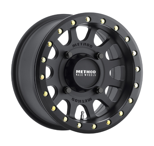 Method MR401 UTV Beadlock 15x7 4+3/+13mm Offset 4x156 132mm Matte Black Wheel