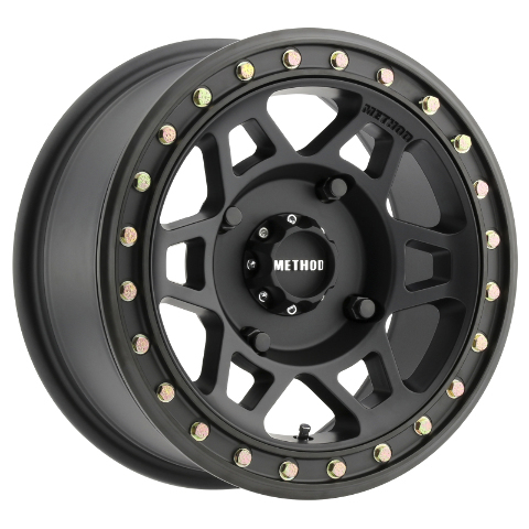 Method MR405 UTV Beadlock 15x7 4+3/+13mm Offset 4x136 106mm Matte Black Wheel