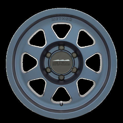 Method MR701 17x8.5 0mm Offset 5x5 71.5mm CB Bahia Blue Wheel