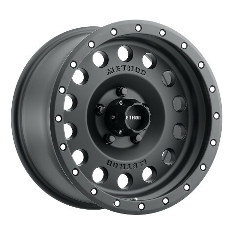 Method MR705 18x9 0mm Offset 6x5.5 106.25mm CB Matte Black Wheel