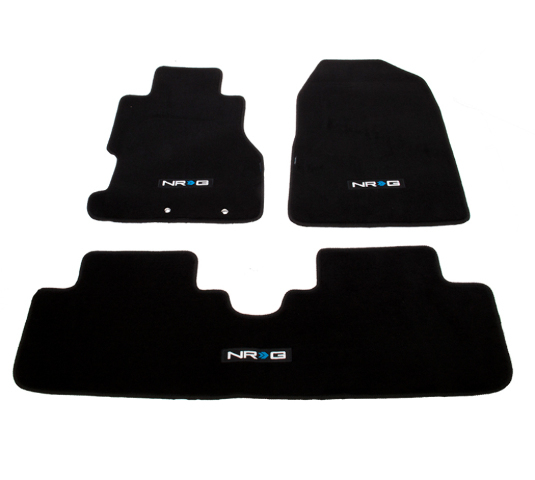 NRG Floor Mats Fit 02-03 Honda Civic Si 3DR Coupe (NRG Logo) - 3pc.