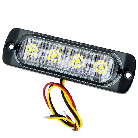 Oracle 6 LED Dual Color Slim Strobe - Amber/White Oracle 6 LED Dual Color Slim Strobe - Amber/White