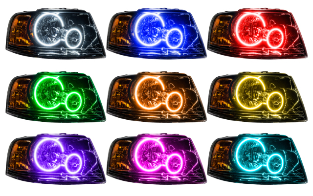 Oracle Fit 03-06 Ford Expedition SMD HL - Black - ColorSHIFT Oracle Fit 03-06 Ford Expedition SMD HL - Black - ColorSHIFT