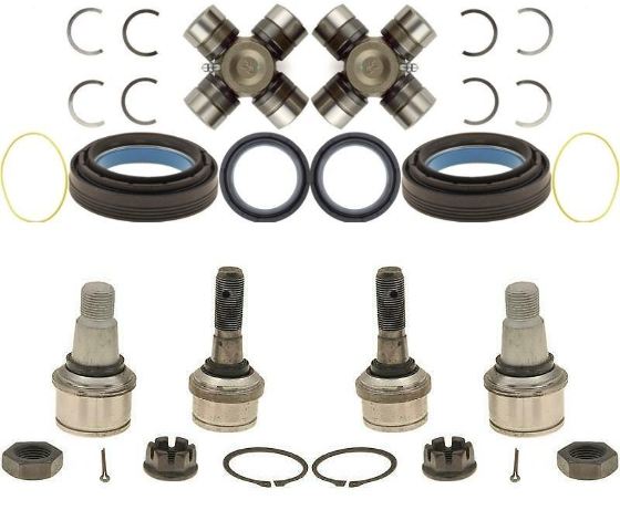 Dana 60 Axle Seals U-Joints and Ball Joints for 1998-04 F-250 F-350 Superduty