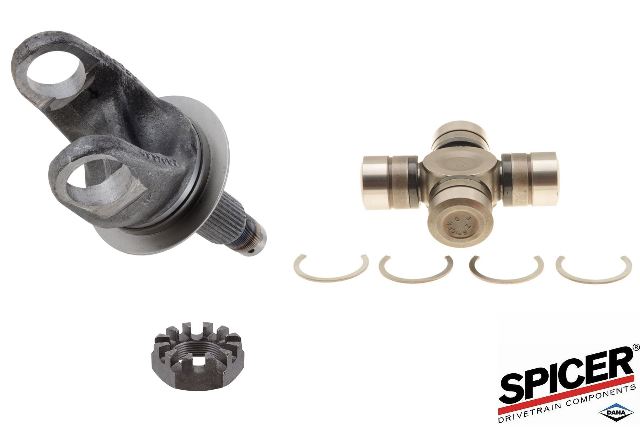 Spicer Dana 60 Axle Stub Shaft Nut And U Joint Fit Dodge Ram 2500 3500 2000-2003
