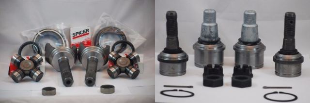FORD 1998-2004 F250 F350 DANA 50/60 OUTER AXLE STUB/BALL JOINTS/MASTER SEAL KIT