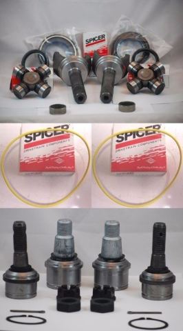 Fit Ford 98-04 F250 F350 DANA 50/60 OUTER AXLE STUB/BALL JOINTS/MASTER SEAL KIT