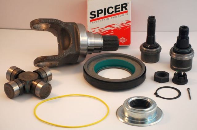 SPICER OUTER AXLE STUB, SEALS,U JOINT, BALL JOINT FOR 05-12 FORD F-250/F-350 4WD