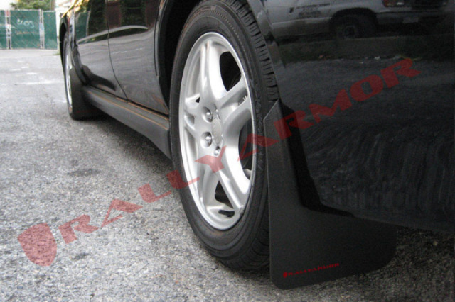 Rally Armor Fit 02-07 Subaru WRX/STI/RS/2.5i (wagons req mod) Black Mud Flap