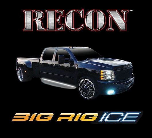 RECON 62" BIG RIG "ICE" AMBER Running Light Kit w WHITE Courtesy Lights