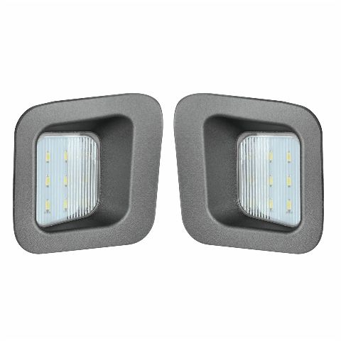 RECON 3-Watt White LED License Plate Illumination Kit Fits 03-16 DODGE RAM