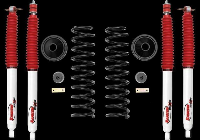 RANCHO 2016 - 2007 Fit Jeep WRANGLER JK 4 DOOR - 2-IN. LIFT KIT W/RS5000X SHOCKS