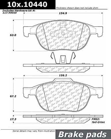 Centric 105.10440 Disc Brake Pad
